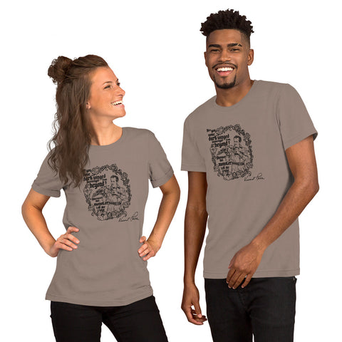 OCTOBER SPECIAL: Unisex Short Sleeve Winged Messenger T-Shirt w/ Bonus 5" Sticker