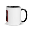 Valentine Vincent Mug with Color Inside (Red or Black)